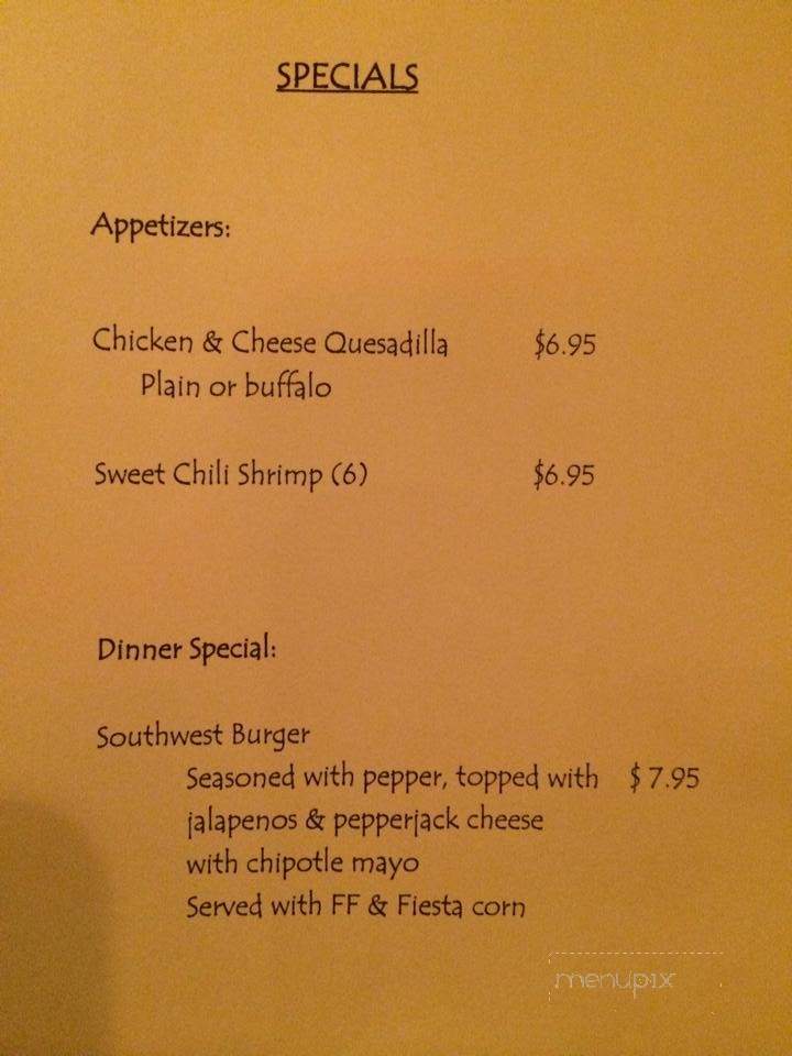 Gator's Bar & Grill - Maryd, PA menu_pic