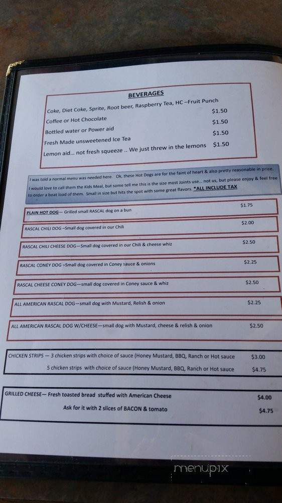 Broadway Joe's Double Dog Dare You - Monticello, IN menu_pic