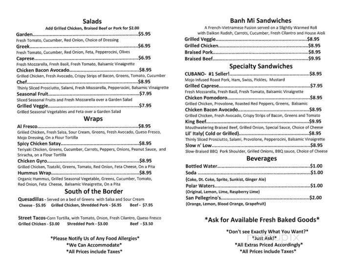 The Grazing Gourmet - Amherst, NH menu_pic