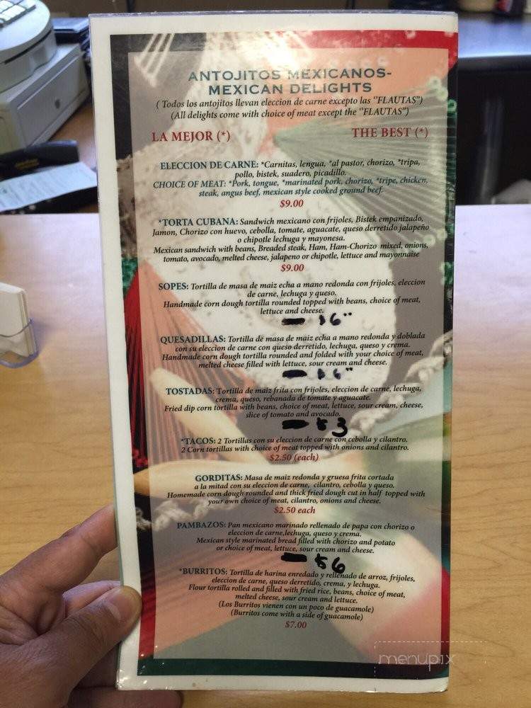 La Guera Mexican Grill - Upper Darby, PA menu_pic