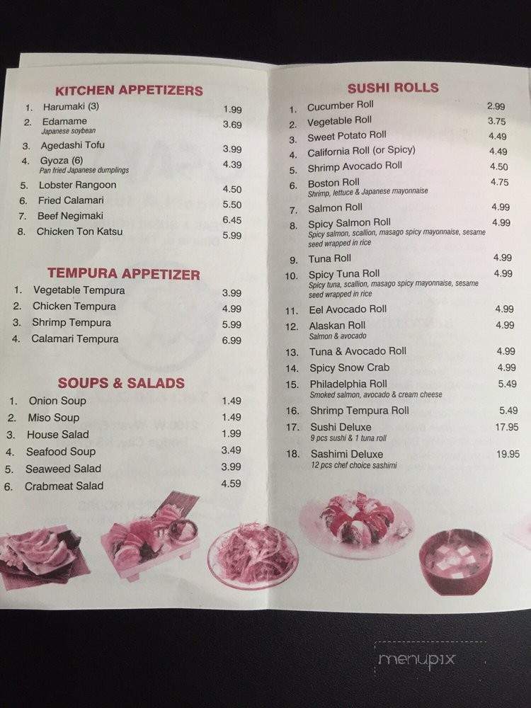 Osaki Steak and Sushi House - Dodge City, KS menu_pic
