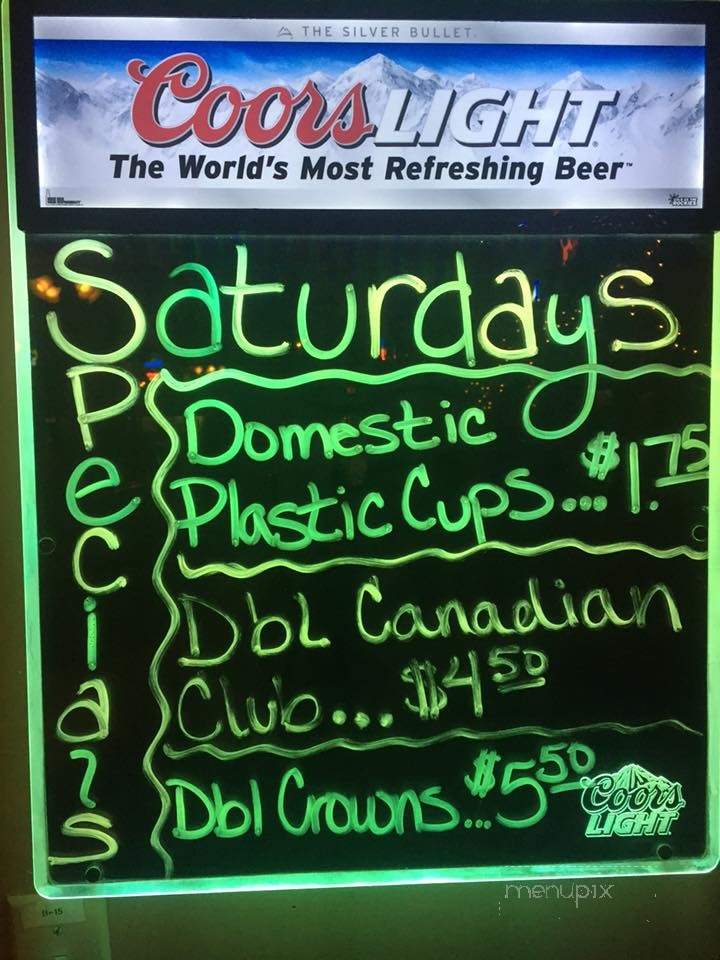 Charlies Place - Great Bend, KS menu_pic