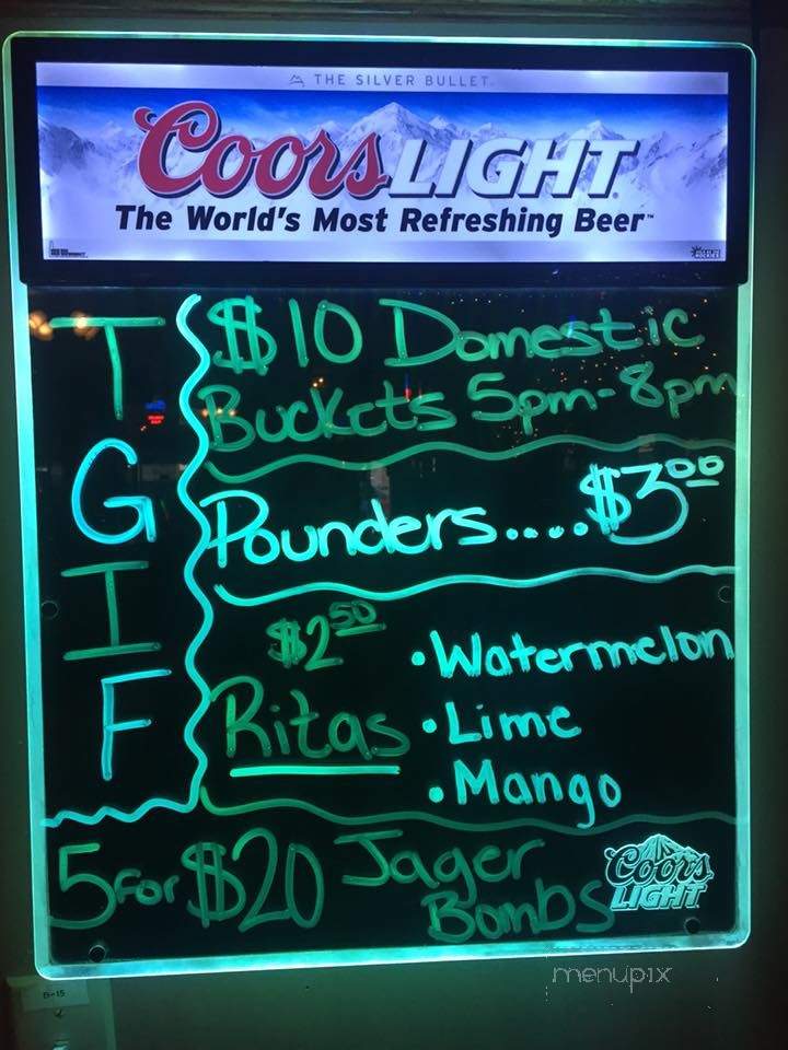 Charlies Place - Great Bend, KS menu_pic