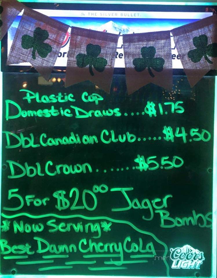 Charlies Place - Great Bend, KS menu_pic