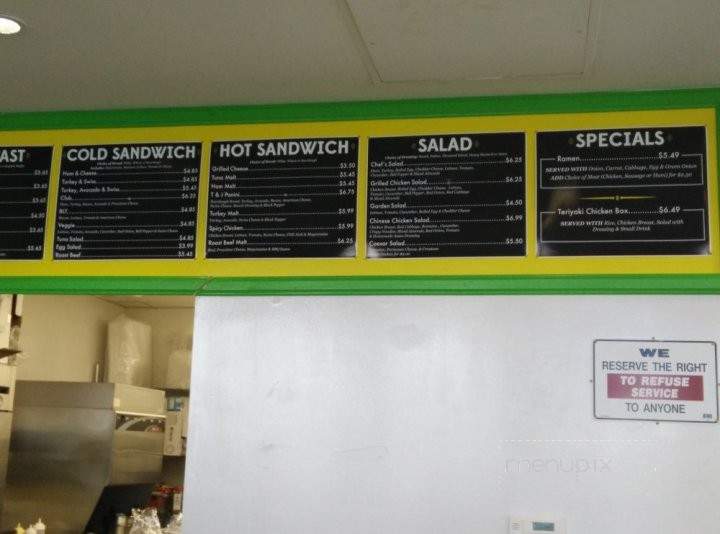 T & J Corner Cafe - West Covina, CA menu_pic