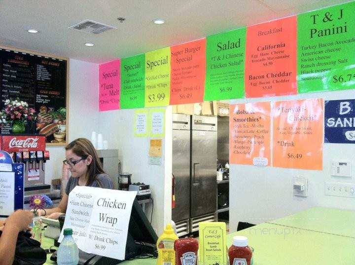 T & J Corner Cafe - West Covina, CA menu_pic