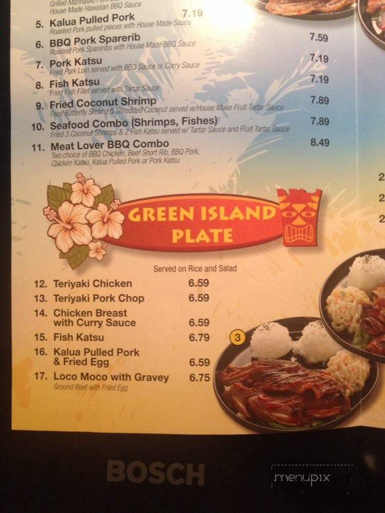 Big Island BBQ Fusion - Covina, CA menu_pic