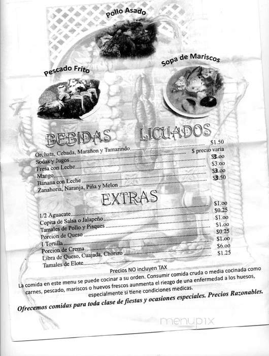 Don Juan Pupuseria - Huntington Station, NY menu_pic