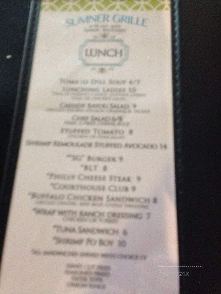 Sumner Grill - Sumner, MS menu_pic