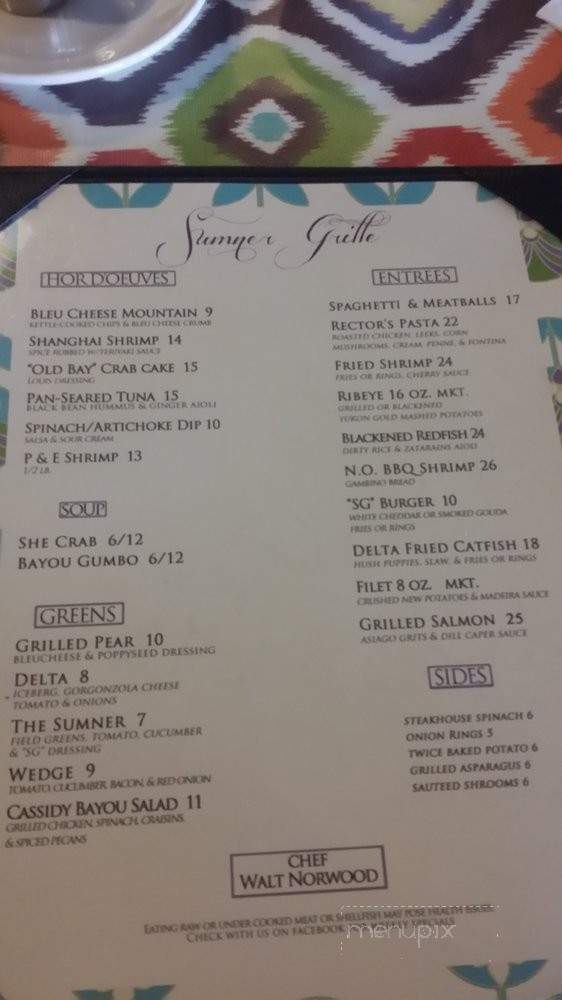 Sumner Grill - Sumner, MS menu_pic