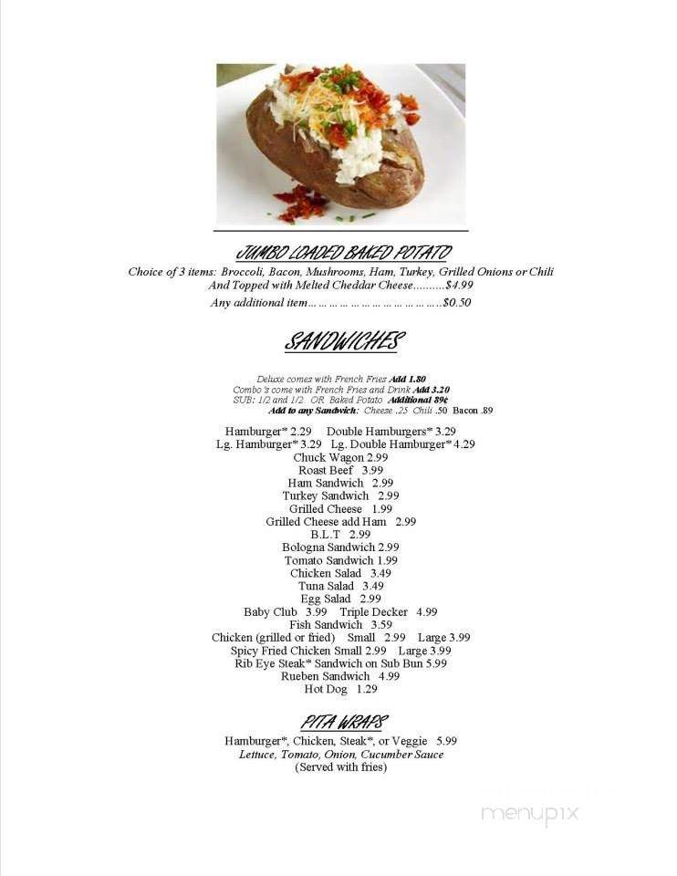 The Clock Restaurant of Shelby - Shelby, NC menu_pic