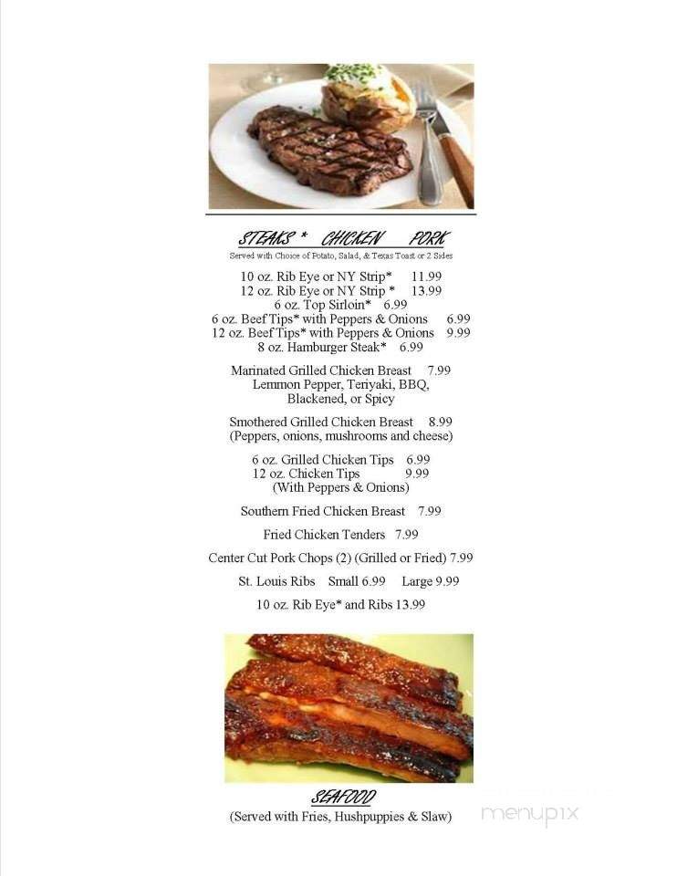The Clock Restaurant of Shelby - Shelby, NC menu_pic