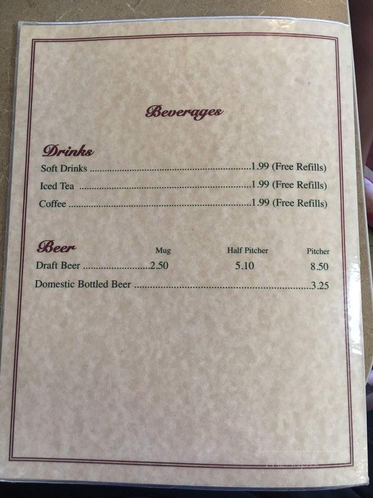 Peluso's Italian Restaurant - Columbus, GA menu_pic