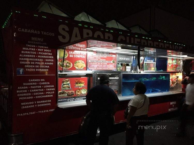 Cabanas Tacos - Santa Ana, CA menu_pic