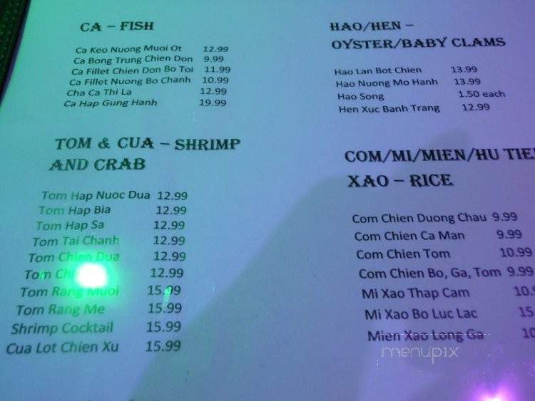 Quan Co May - Westminster, CA menu_pic