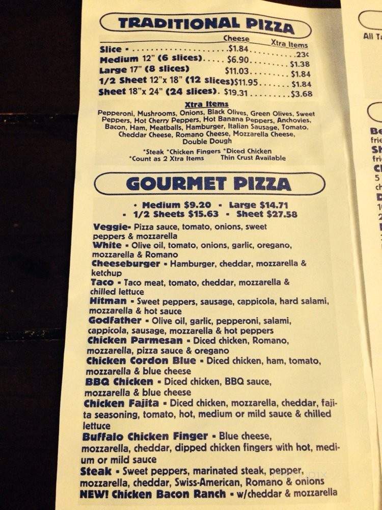 TC Jr's. - Buffalo, NY menu_pic