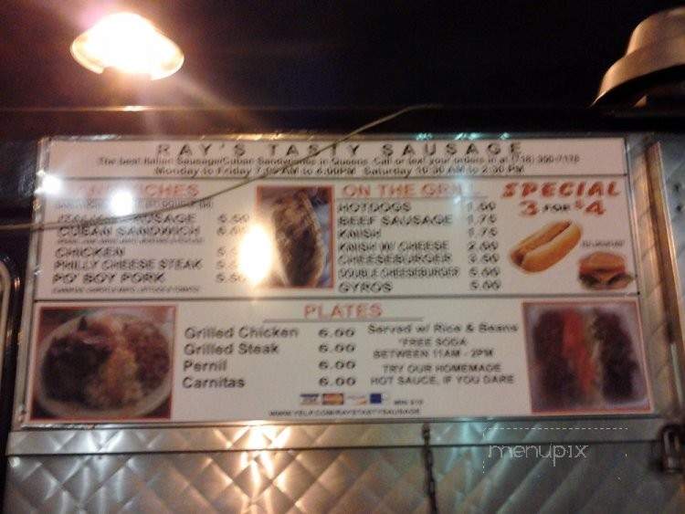 Ray's Tasty Sausage - Long Island City, NY menu_pic