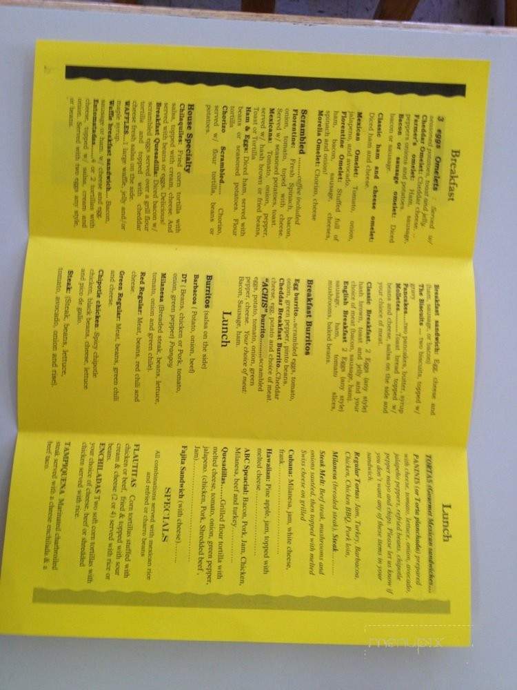 Don Tomas Bakery - Monte Vista, CO menu_pic