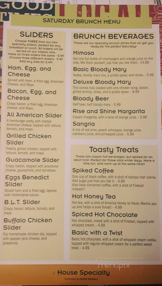 Hops And Barley - Union City, TN menu_pic