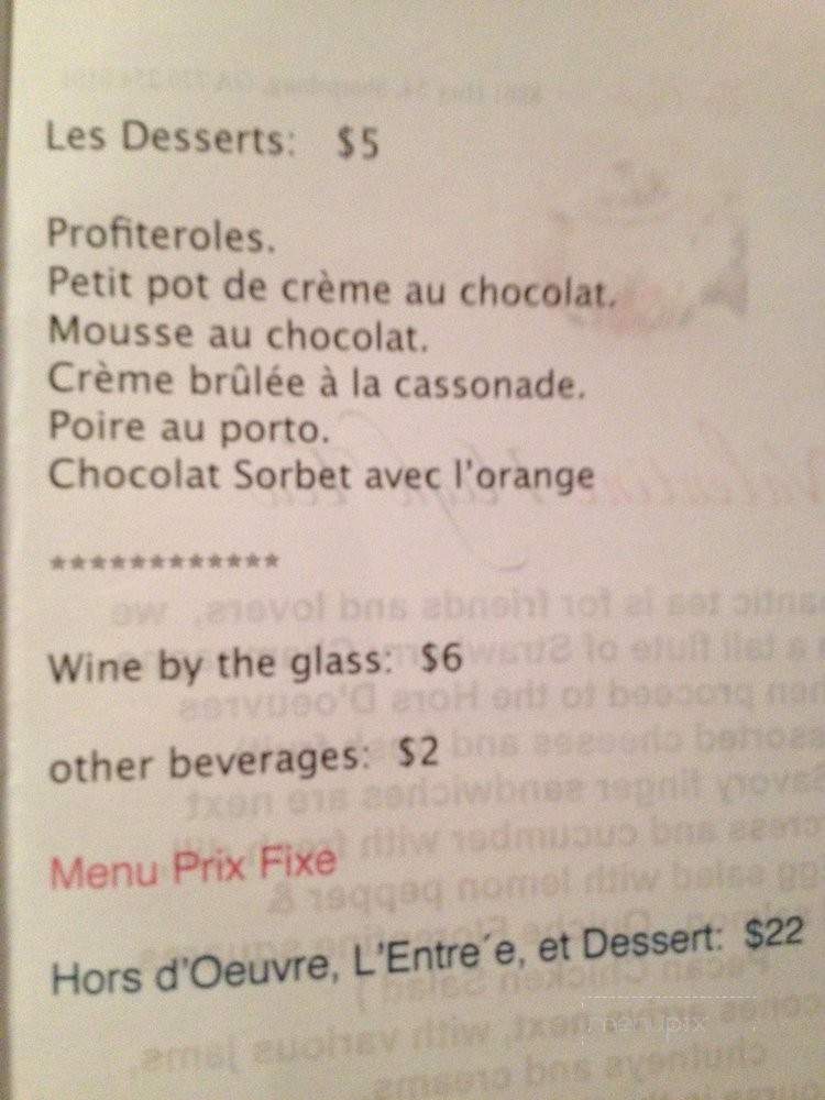 Paris In a Teacup - Sharpsburg, GA menu_pic