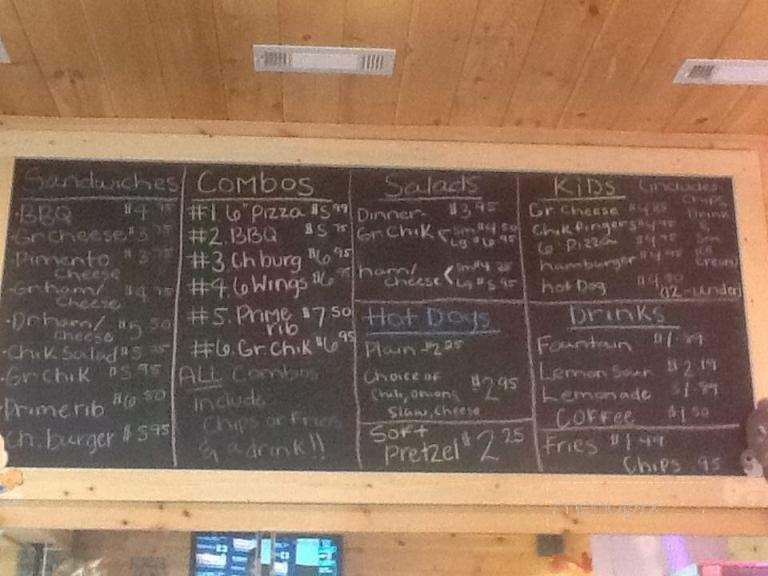 The Rock Ice Cream Shop - Rockmart, GA menu_pic