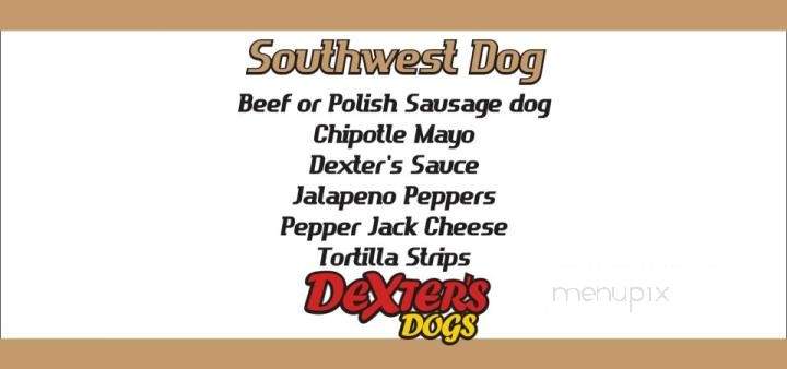 Dexter's Dogs - Salt Lake City, UT menu_pic