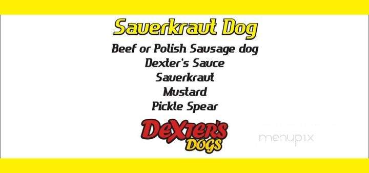 Dexter's Dogs - Salt Lake City, UT menu_pic