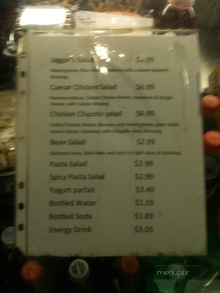 Jagger's Cafe - Honolulu, HI menu_pic