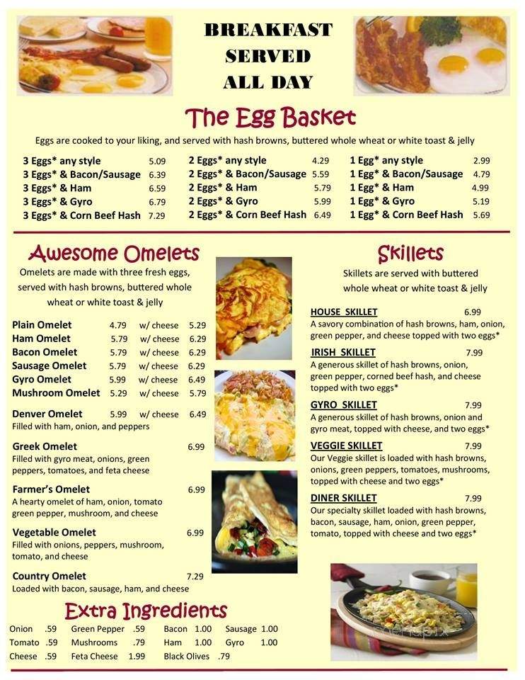 Zack's Diner - Fort Branch, IN menu_pic