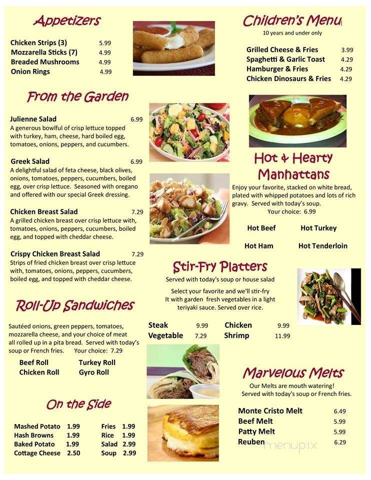 Zack's Diner - Fort Branch, IN menu_pic