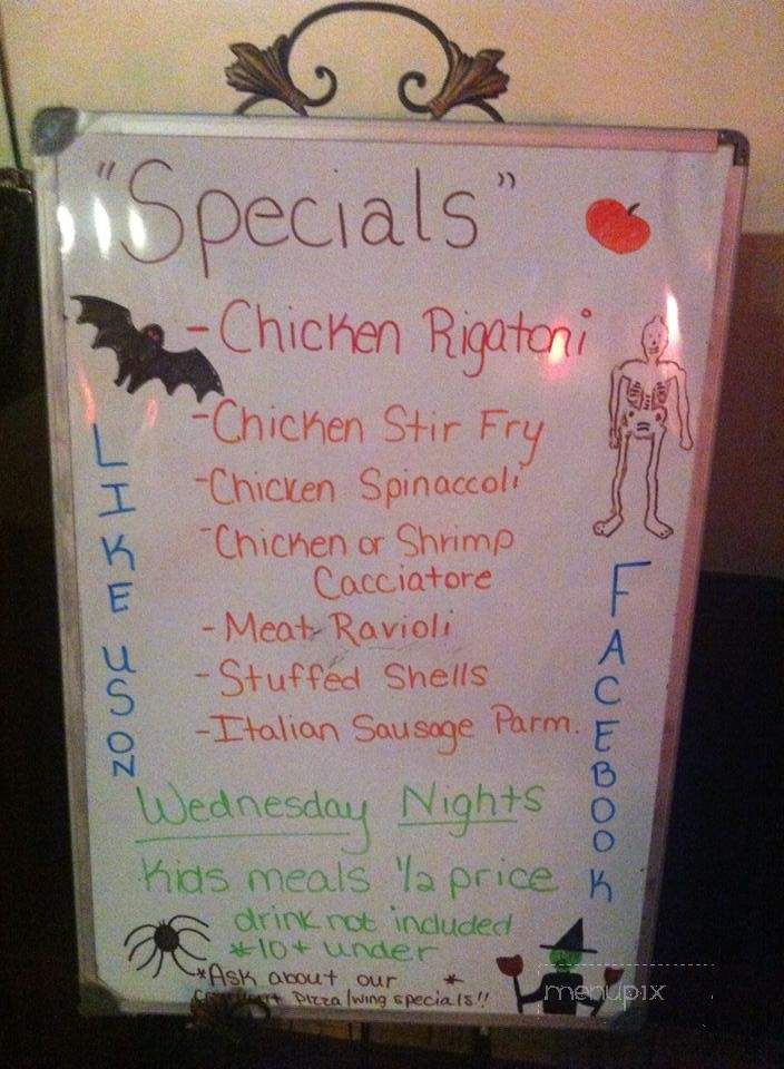 Italy Grill - Lenoir, NC menu_pic
