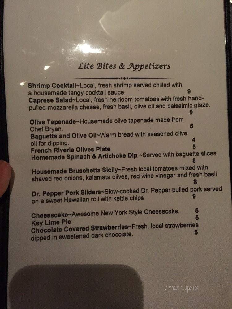 Vino Wine Bar - Summerville, SC menu_pic