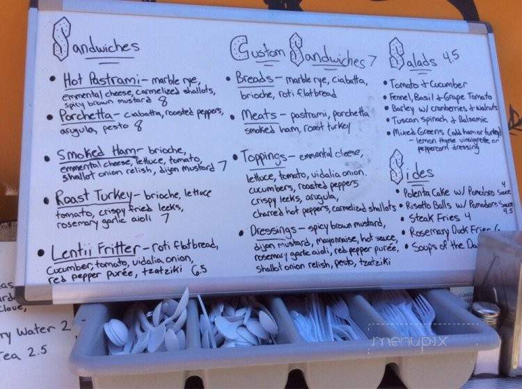 Savory Delicatessen - Hudson, NY menu_pic