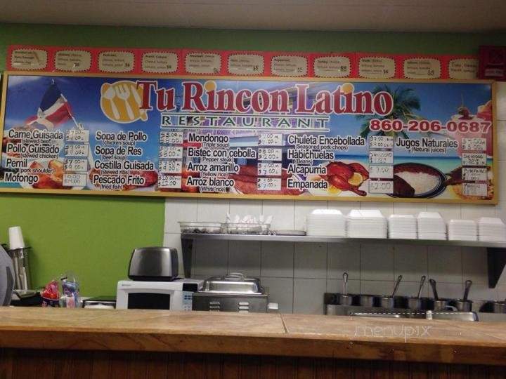 Tu Rincon Latino - East Hartford, CT menu_pic