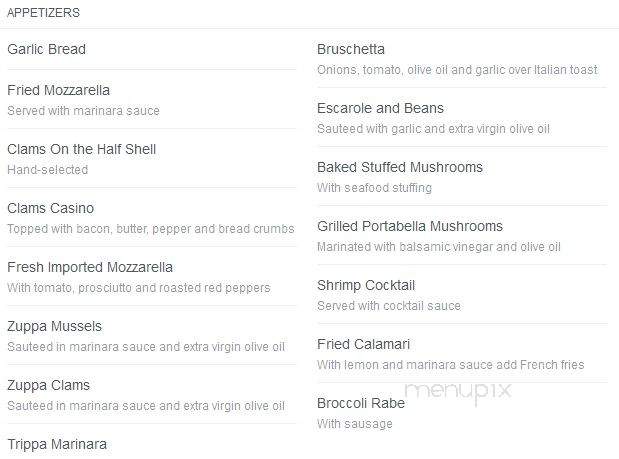 Pizza 314 - Enfield, CT menu_pic