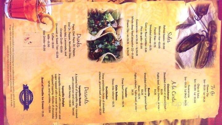 El Mexico Lindo Restaurante - Harrison, AR menu_pic