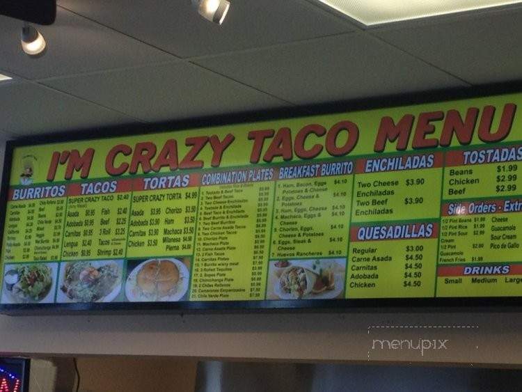 /250255316/Im-Crazy-Taco-Menu-San-Bernardino-CA - San Bernardino, CA