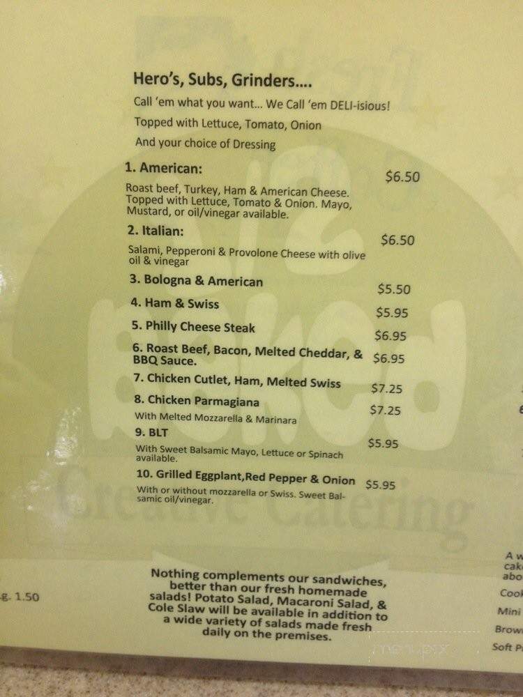 1/2 Baked - Rockingham, NC menu_pic