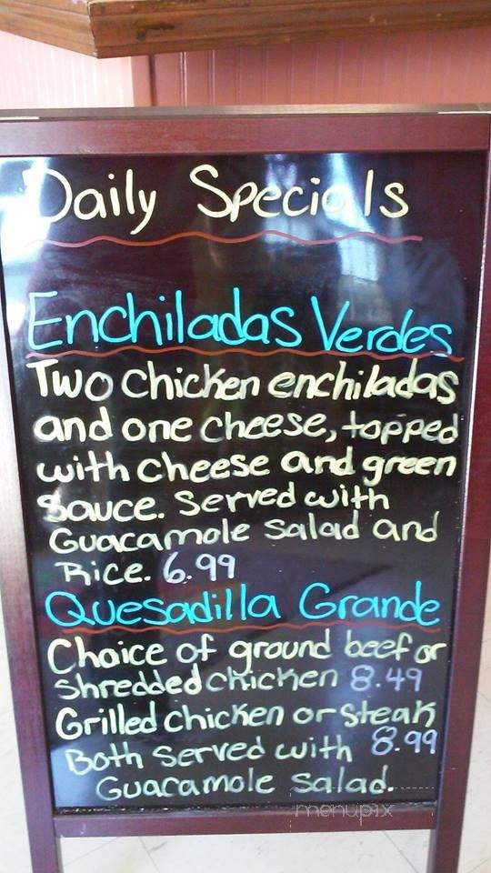 Manzano's Authentic Mexican Grill - Statesboro, GA menu_pic