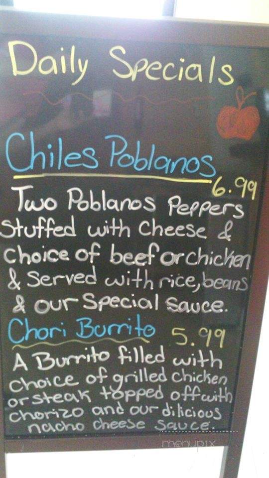 Manzano's Authentic Mexican Grill - Statesboro, GA menu_pic