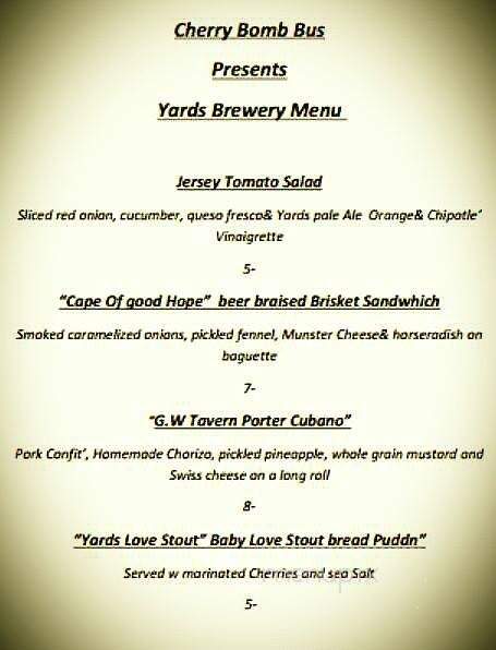 Cherry Bomb Bus - Philadelphia, PA menu_pic