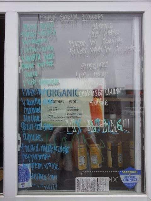 Pink Gorilla Espresso - McMinnville, TN menu_pic