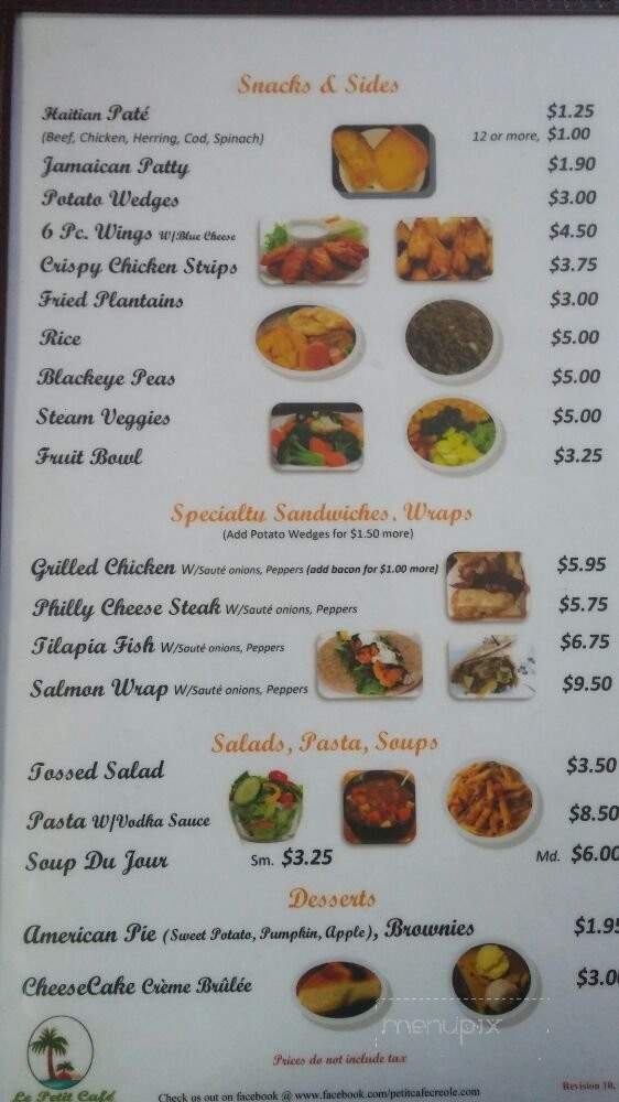 Le Petit Cafe - Bloomfield, NJ menu_pic
