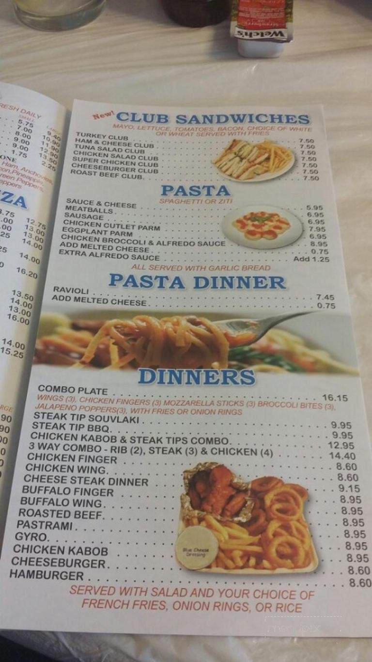 Kozeta's - Salisbury, MA menu_pic