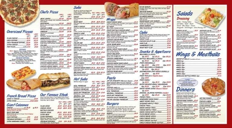 Pizza La Casa Di Konstantino's - Lowell, MA menu_pic