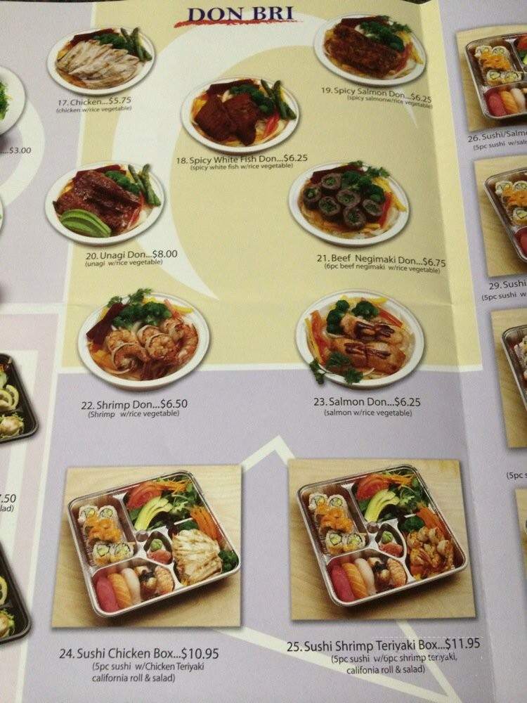 Arigato - Moonachie, NJ menu_pic