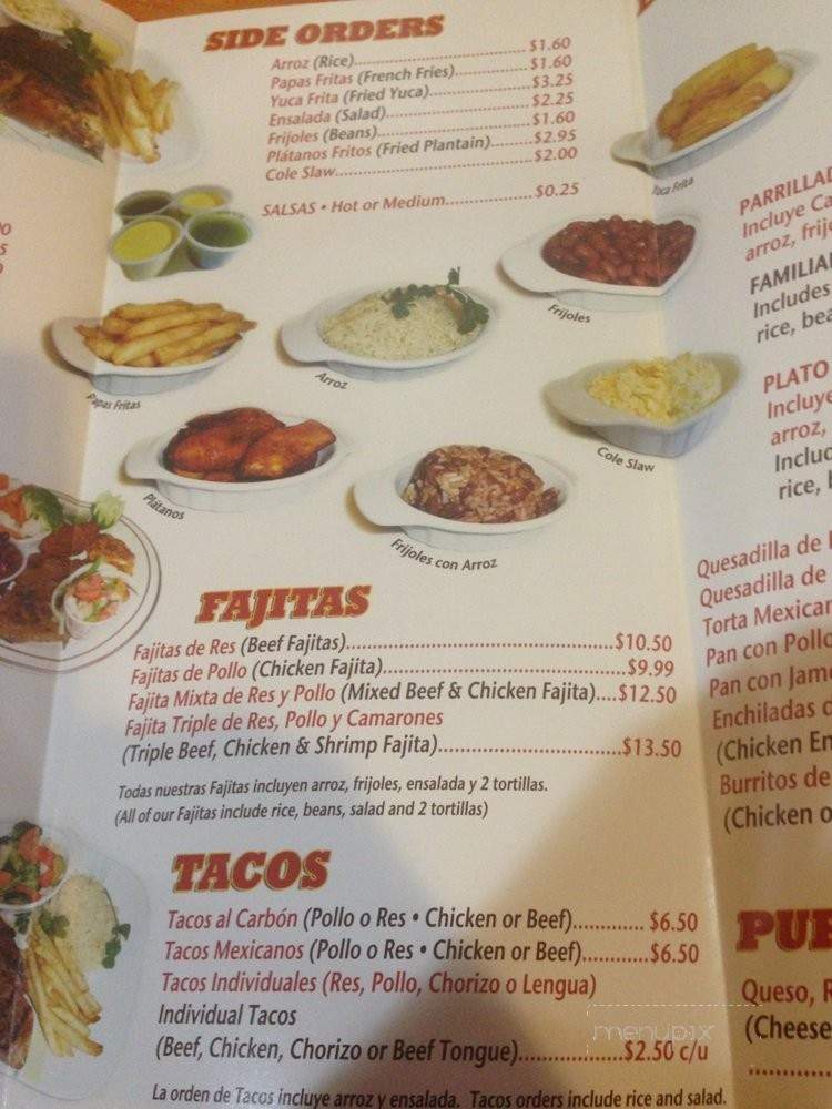 El Dorado Bread Restaurant - Washington, DC menu_pic