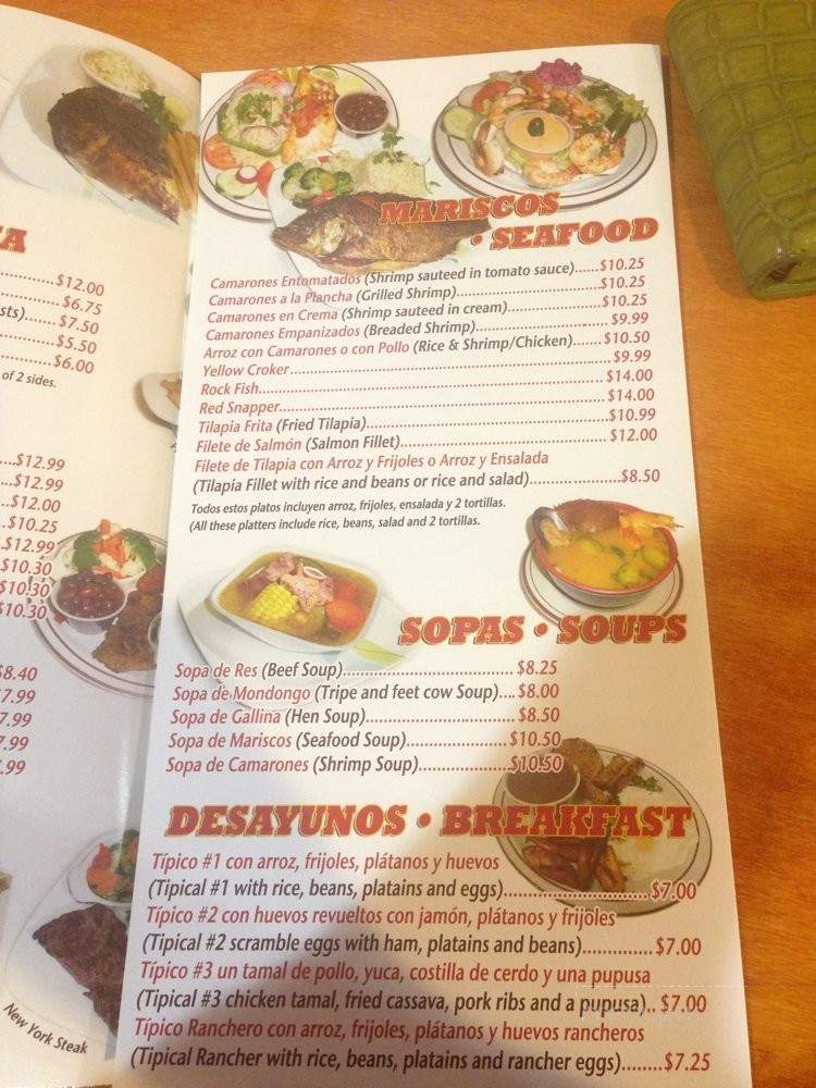 El Dorado Bread Restaurant - Washington, DC menu_pic