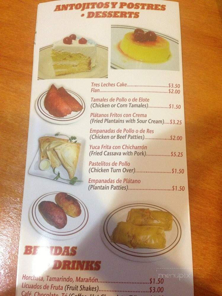 El Dorado Bread Restaurant - Washington, DC menu_pic
