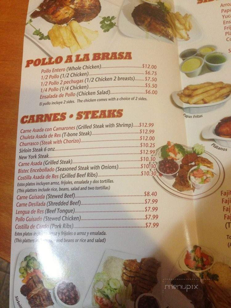 El Dorado Bread Restaurant - Washington, DC menu_pic